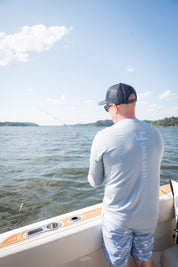 Medium Blue Bamboo UPF40+ Shirt - Local Coast