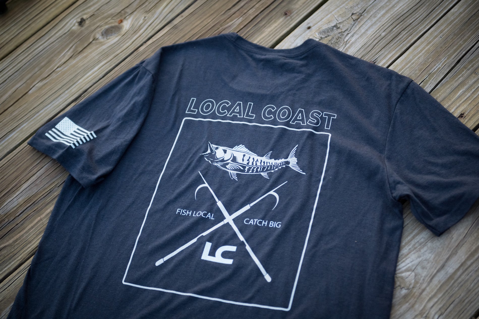 The Navy Wahoo T-Shirt - Local Coast