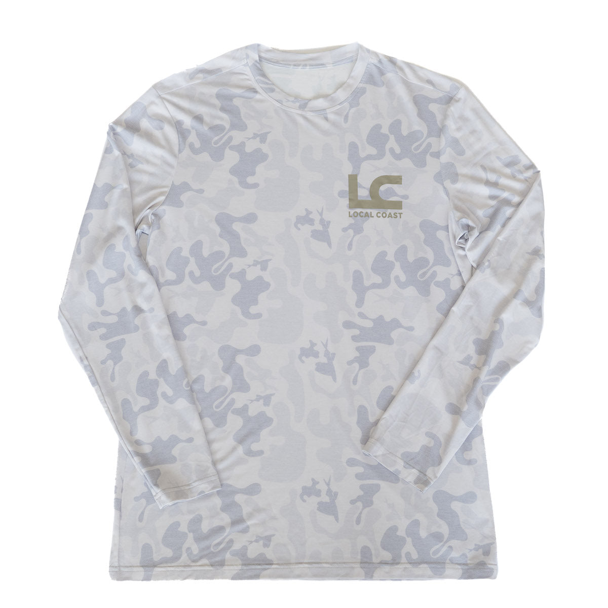Grey Camo UPF40+ Shirt - Local Coast