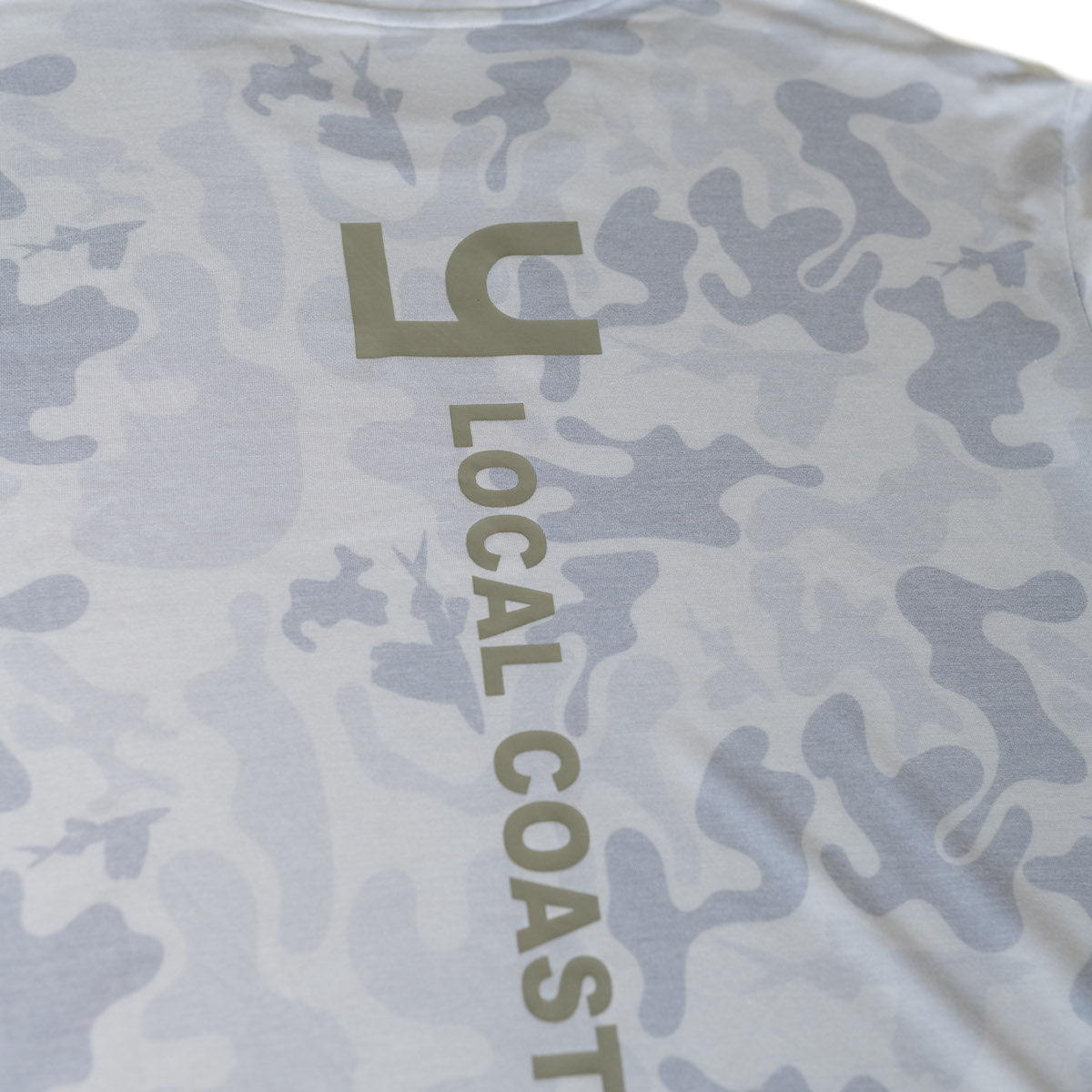 Grey Camo UPF40+ Shirt - Local Coast