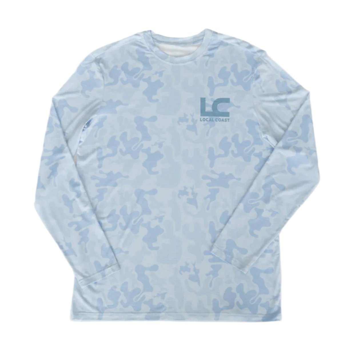 Blue Camo Bamboo UPF40+ Shirt - Local Coast