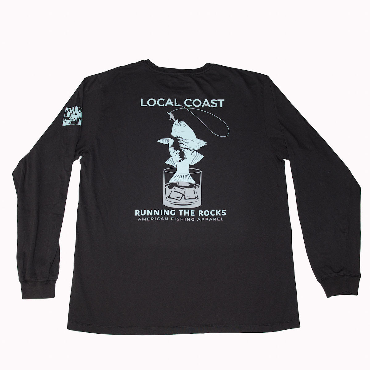 Running the Rocks ™ Long Sleeve T-Shirt - Local Coast
