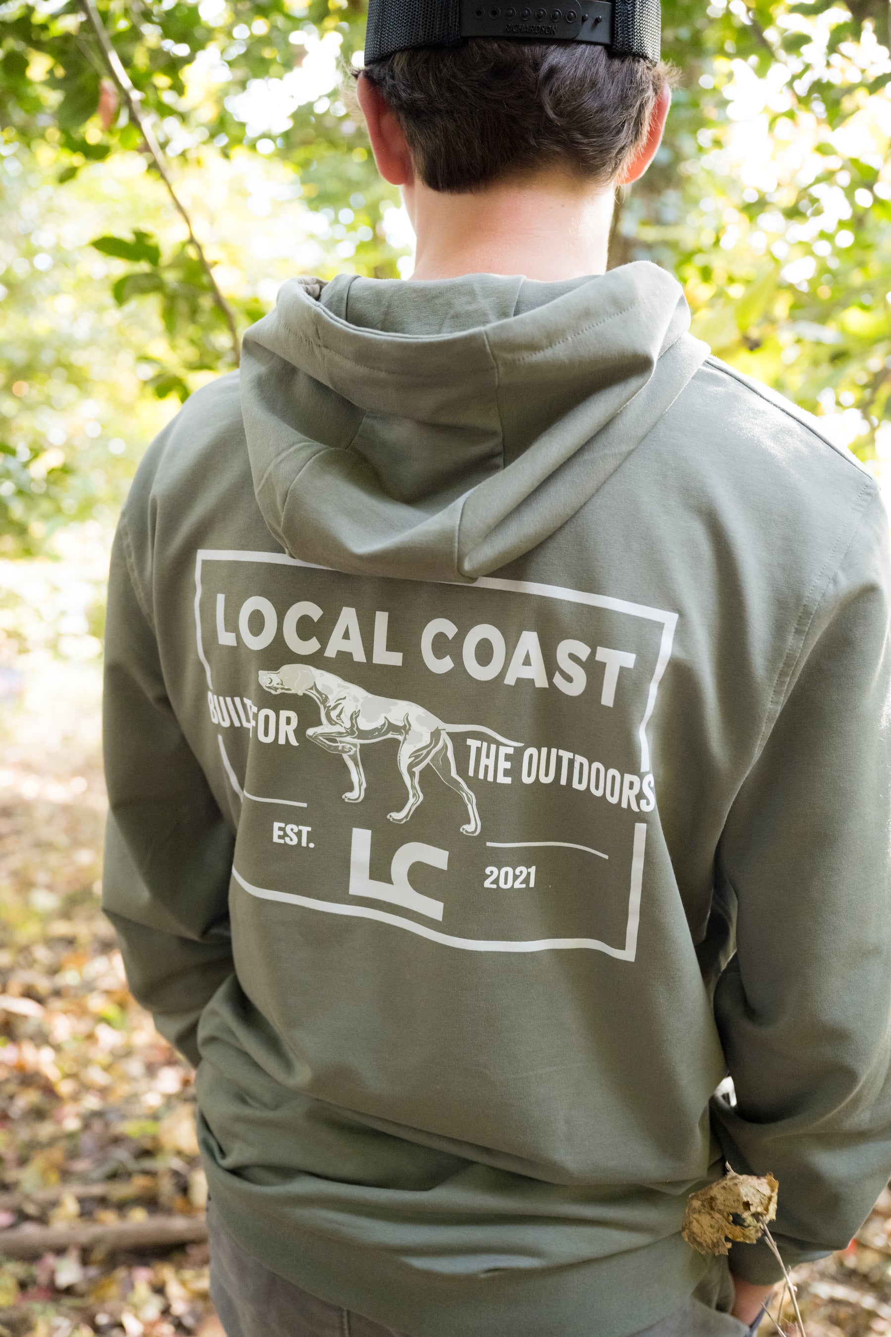 "Built for the Outdoors" Dog Hooded Sweatshirt