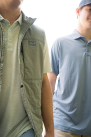 Coastal Performance Polo Medium Blue - Local Coast