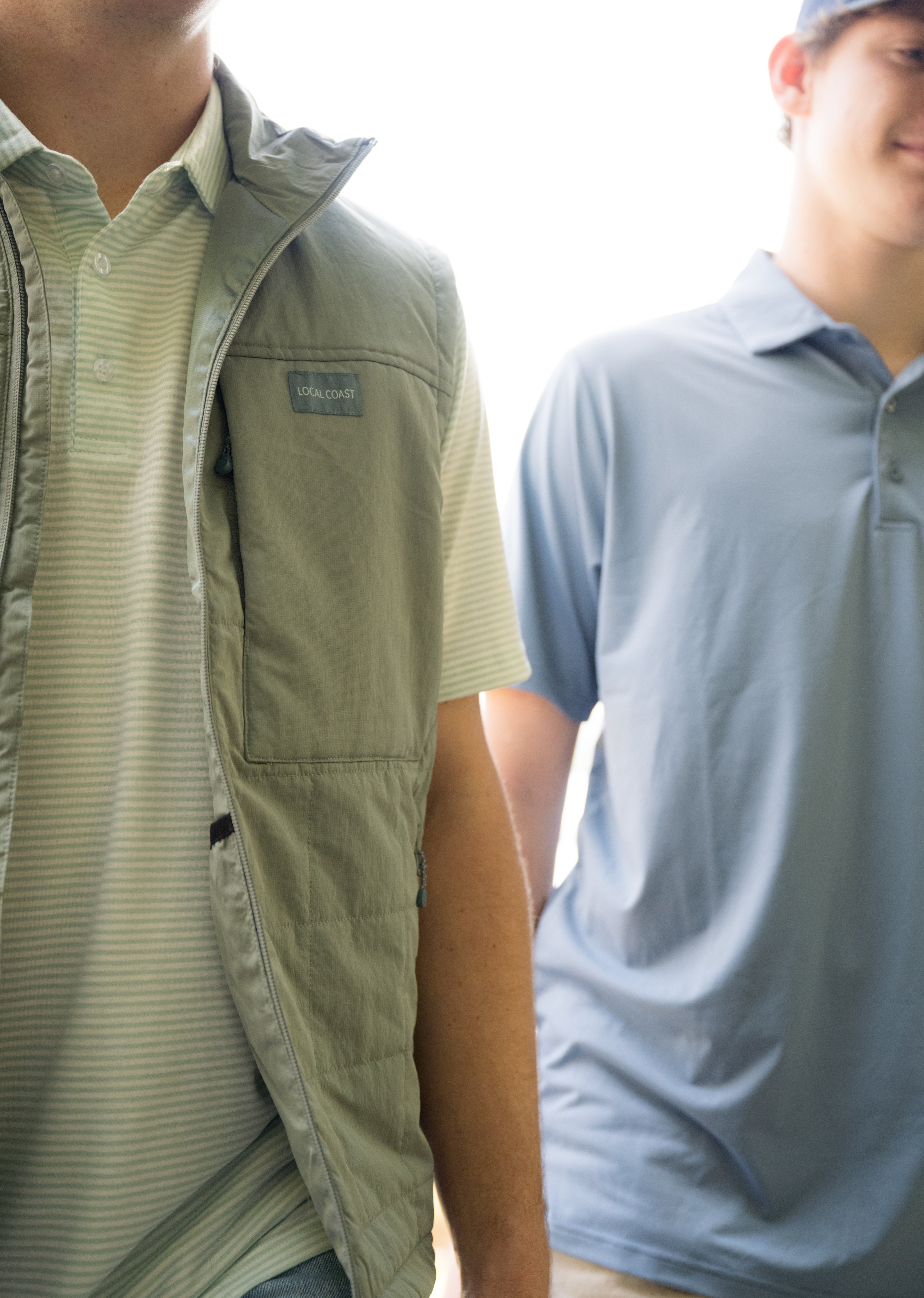 Coastal Performance Polo Medium Blue - Local Coast