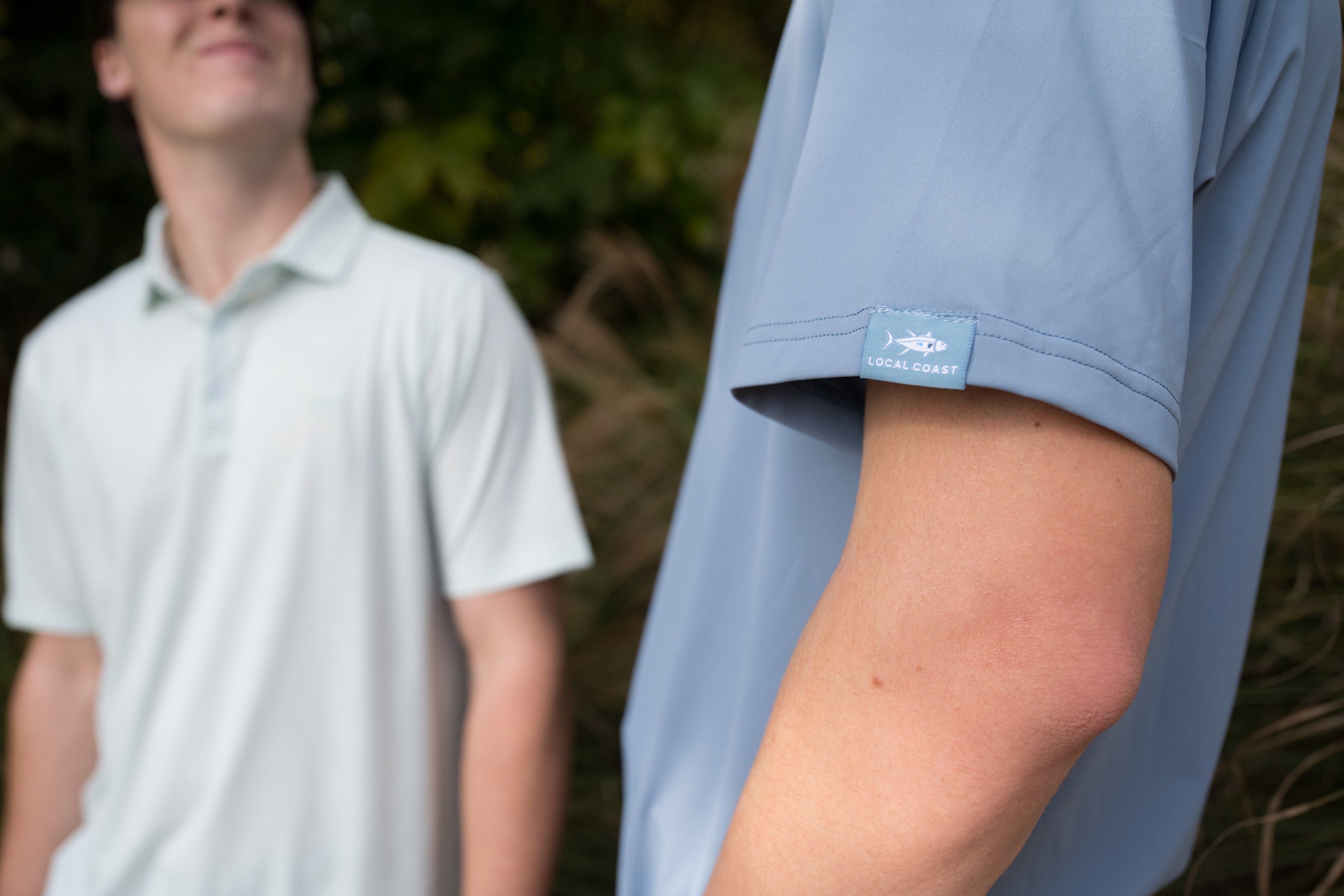 Coastal Performance Polo Medium Blue - Local Coast