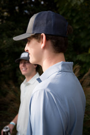 Coastal Performance Polo Medium Blue - Local Coast