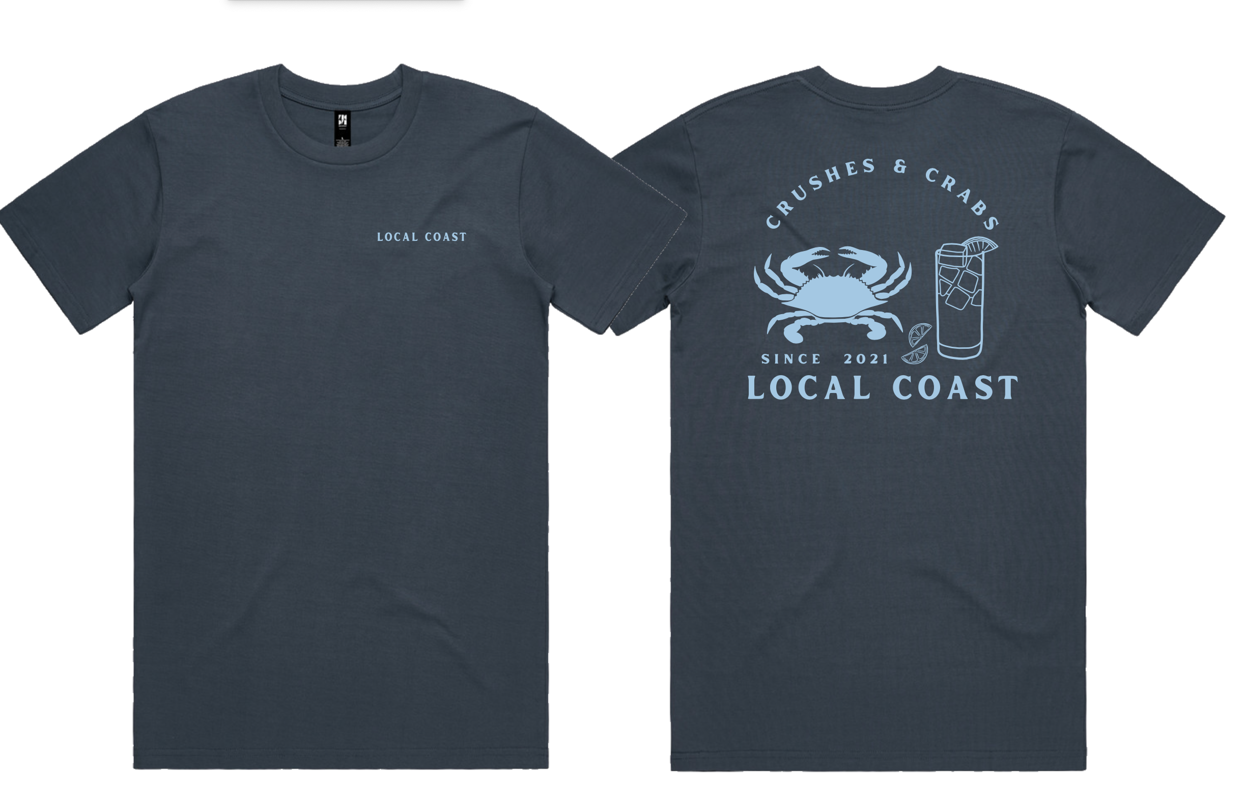 Crushes & Crabs Short Sleeve T-Shirt