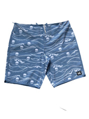 Palm Waves & Skulls Boardshorts - Local Coast