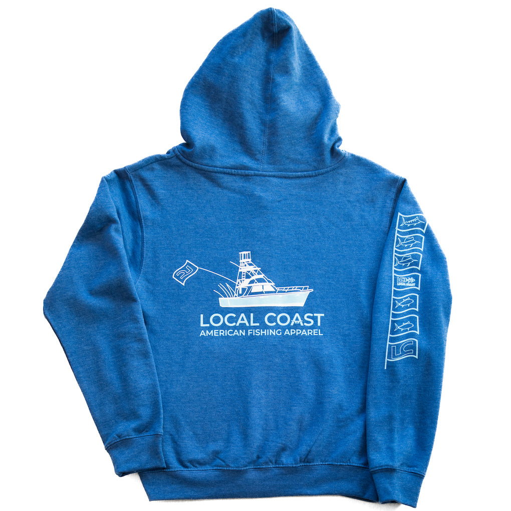 Youth Big Boat Zip Sweatshirt - Local Coast