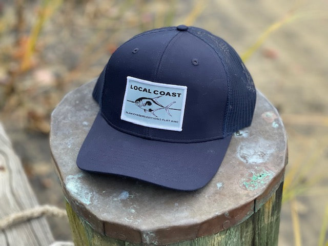 Local Coast™ Black with grey Flat King Hat - Local Coast