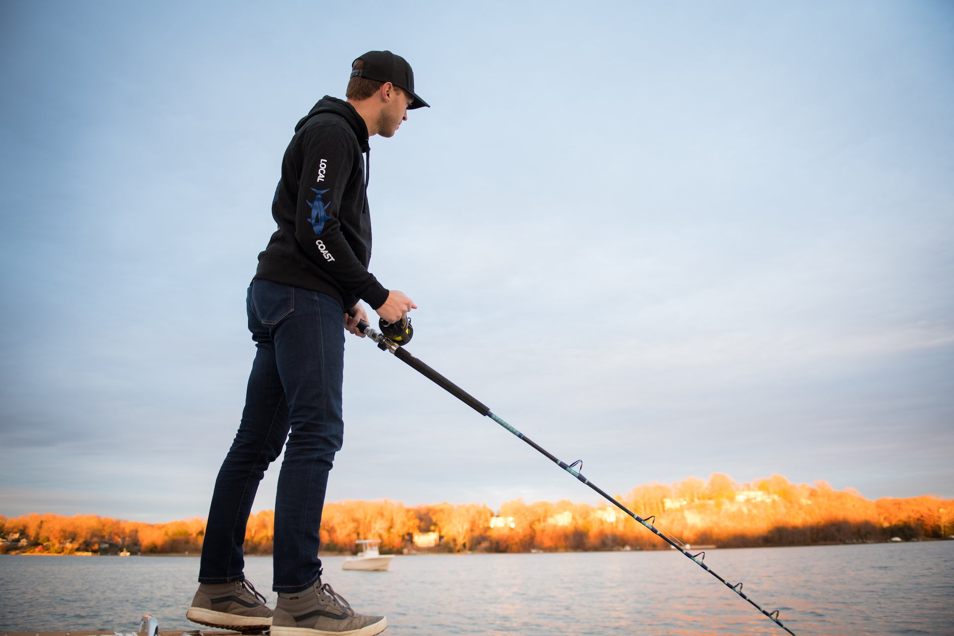 Marlin Reel Sweatshirt - Local Coast