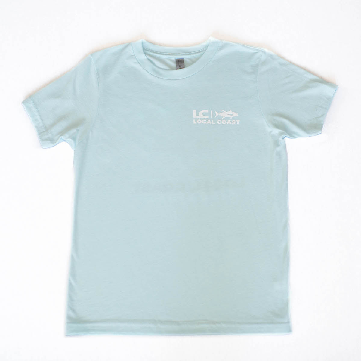 Youth Beach Short Sleeve Light Blue Tee - Local Coast