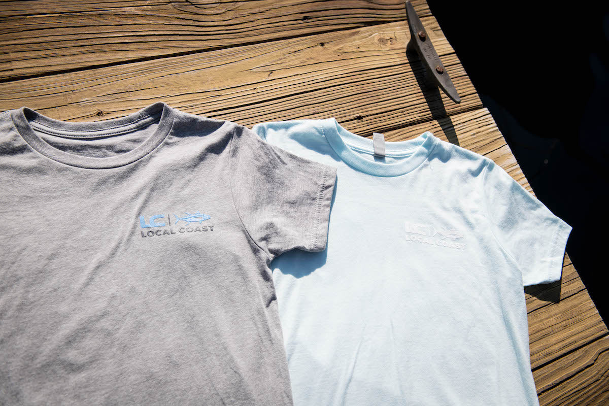 Youth Beach Short Sleeve Light Blue Tee - Local Coast