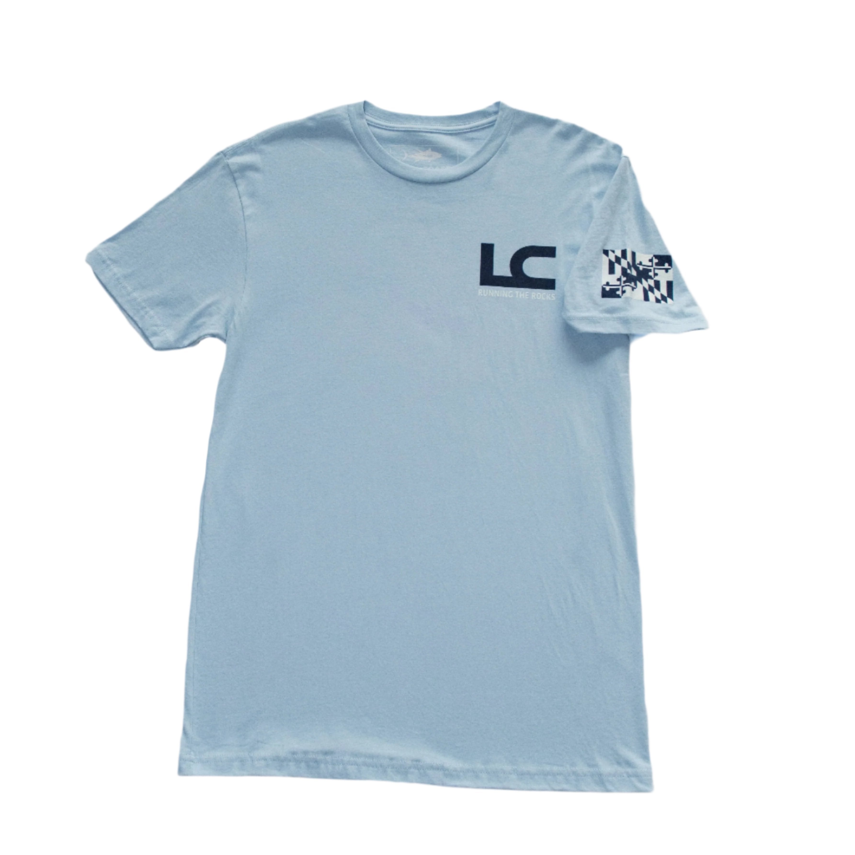Blue Running the Rocks™ T-Shirt - Local Coast