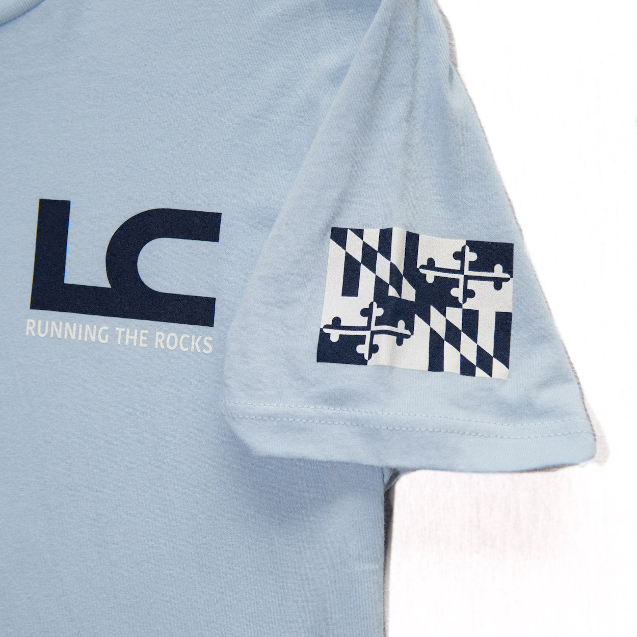 Blue Running the Rocks™ T-Shirt - Local Coast
