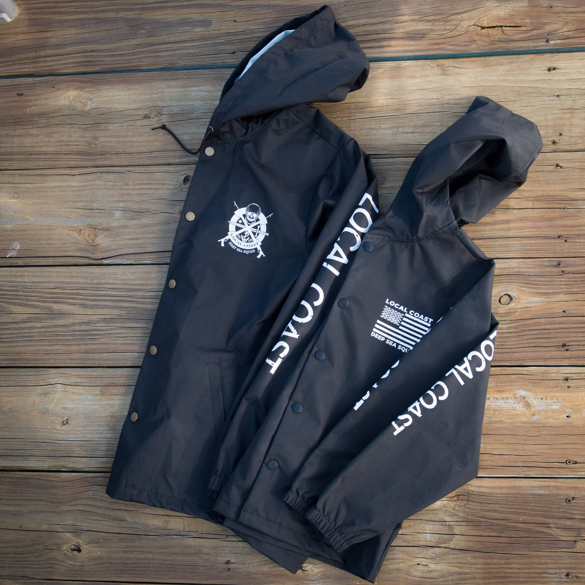 Deep Sea Squad Water Resistant Hooded Jacket