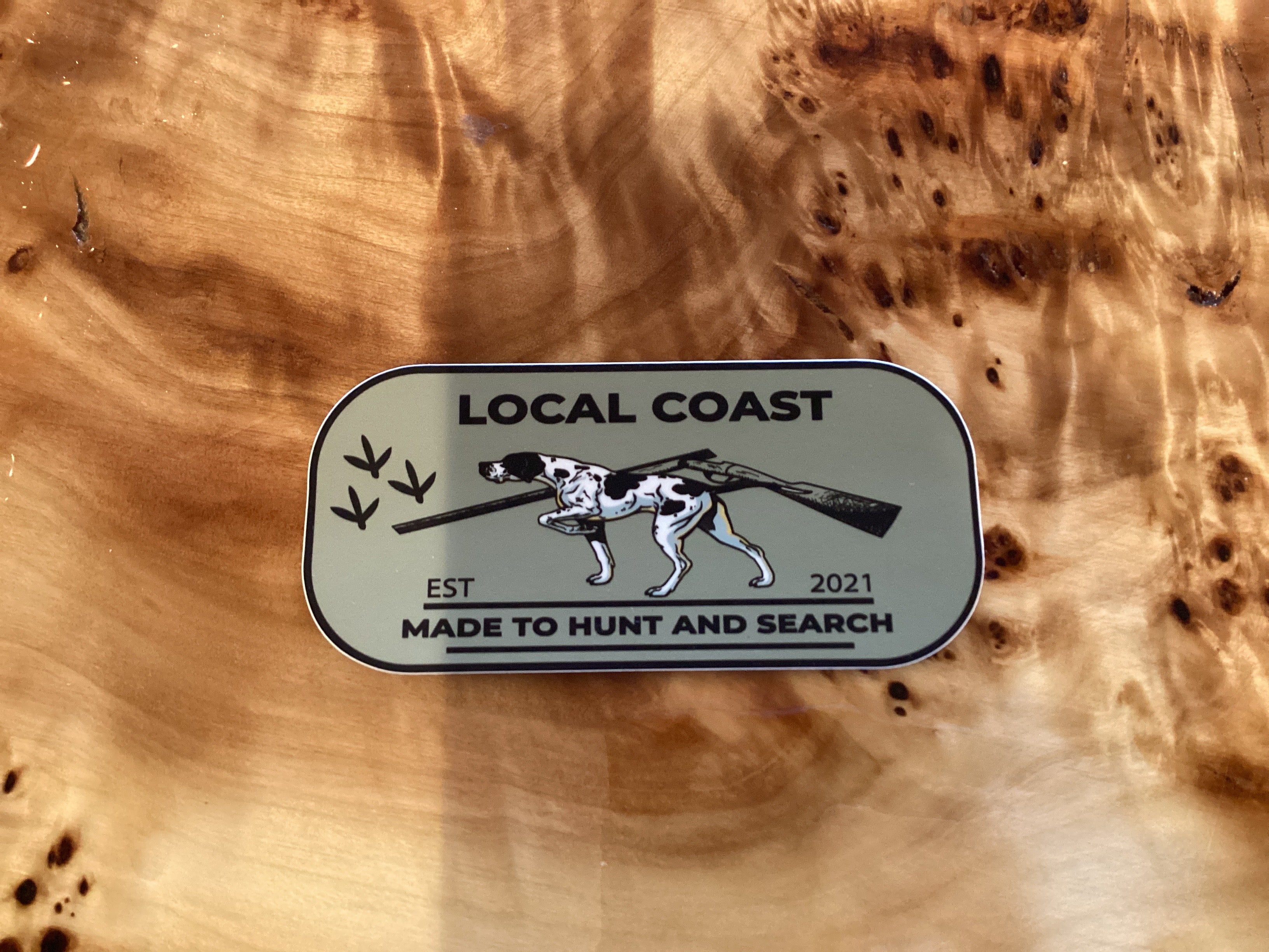 Local Coast™ Made to Hunt & Search Sticker