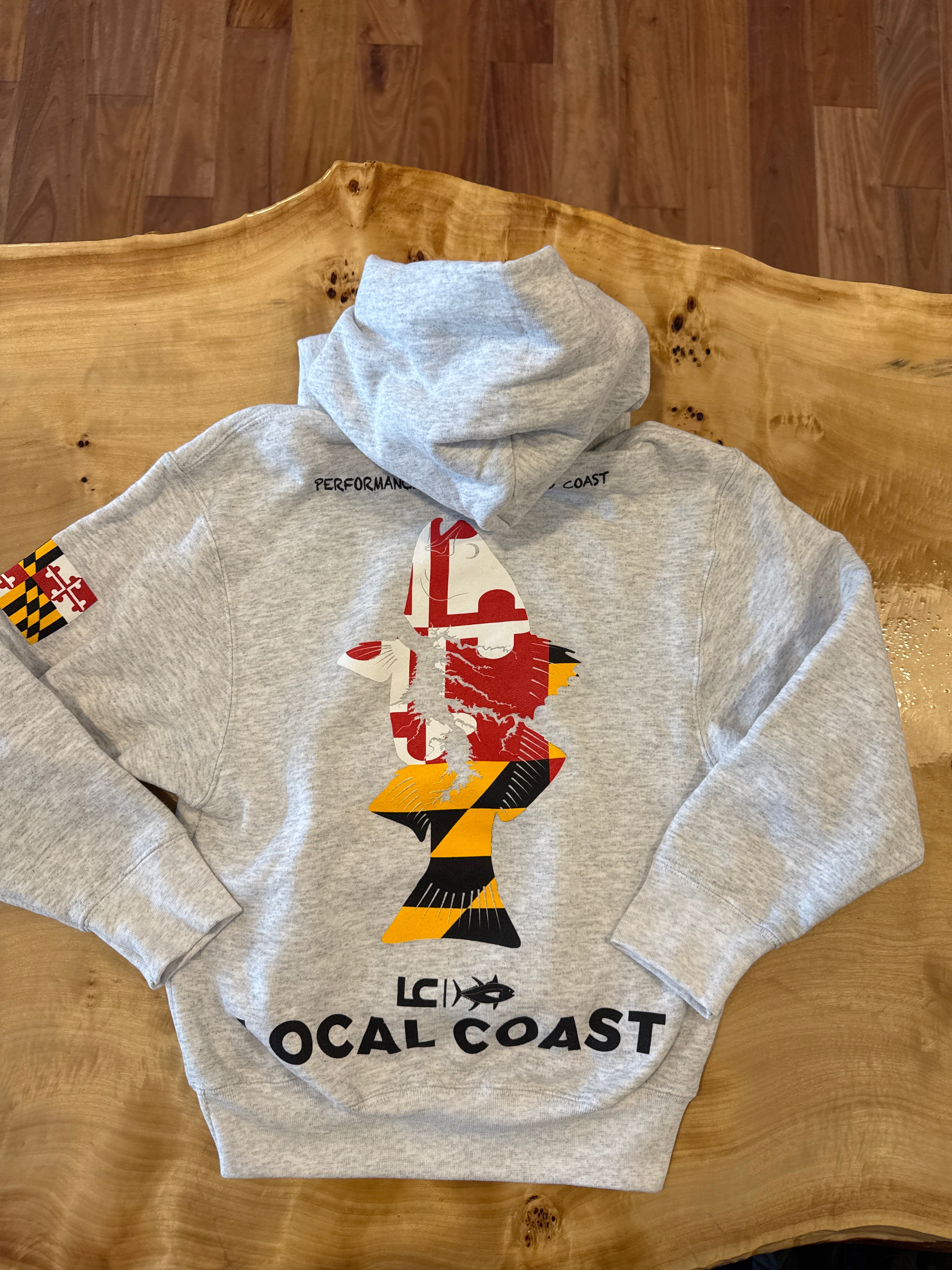 Youth Maryland Rockfish Hooded Sweatshirt - Local Coast