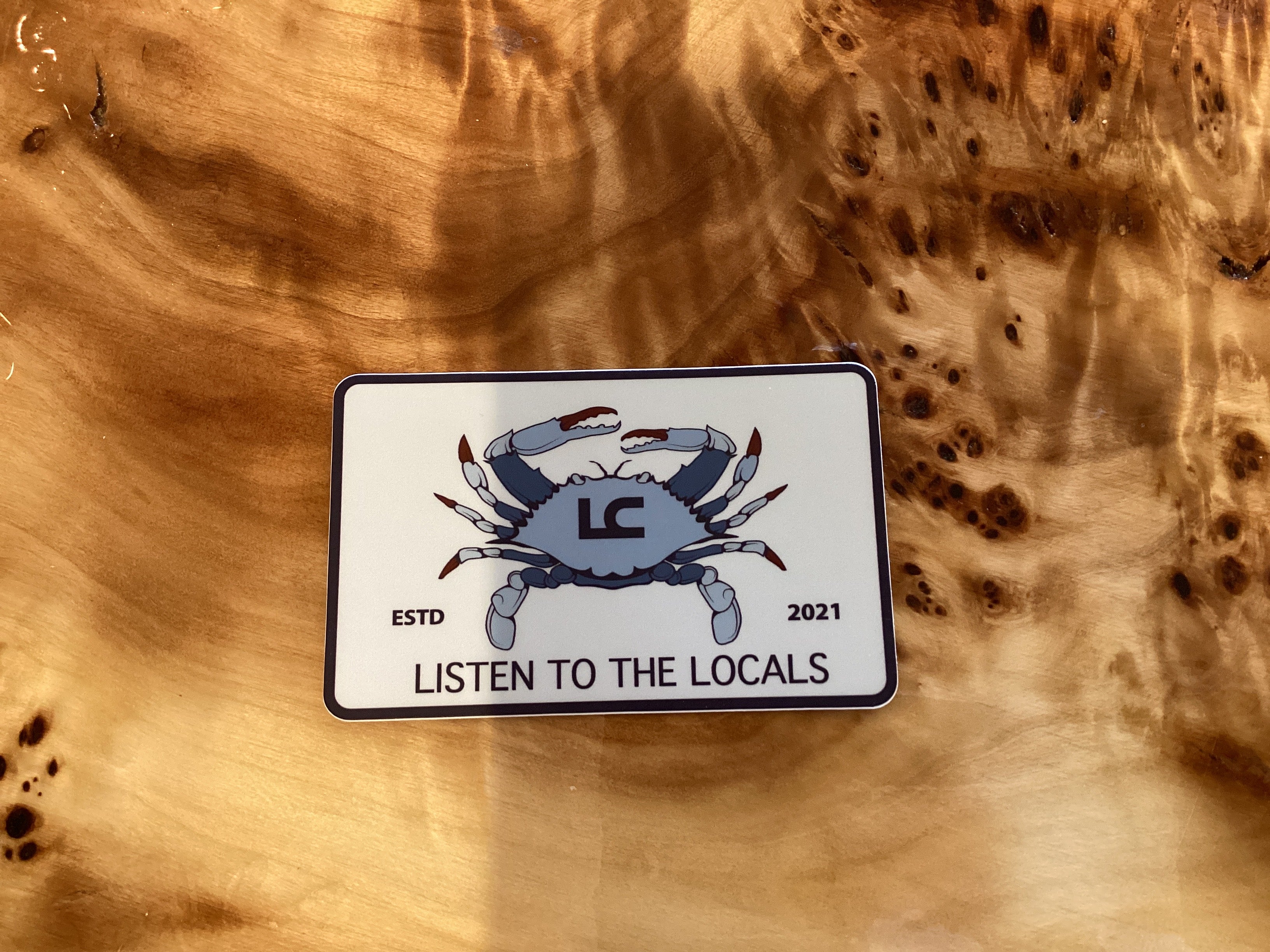 Local Coast™ Listen to the Locals Sticker