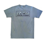 Blue Camo Local Coast Waterfowl T-Shirt