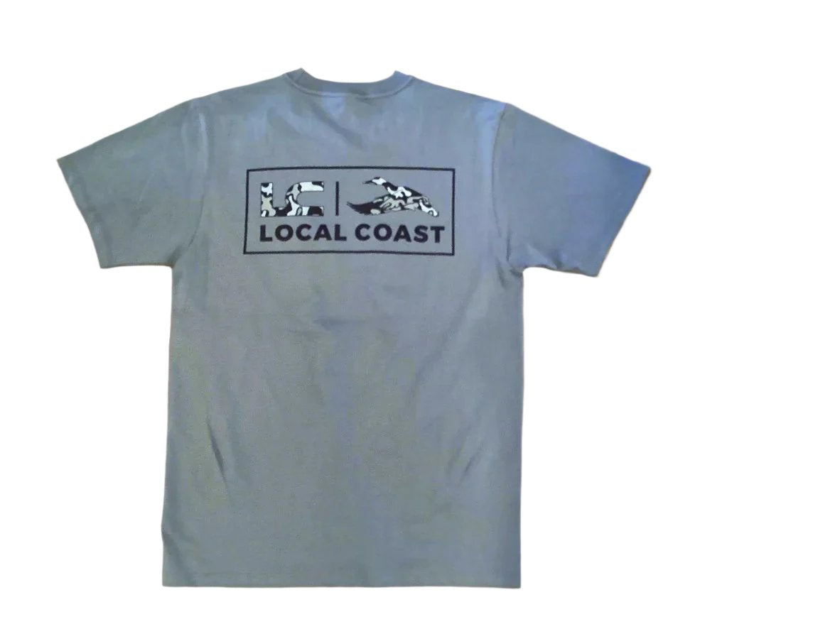 Blue Camo Local Coast Waterfowl T-Shirt