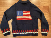 The Varsity Flag Cardigan