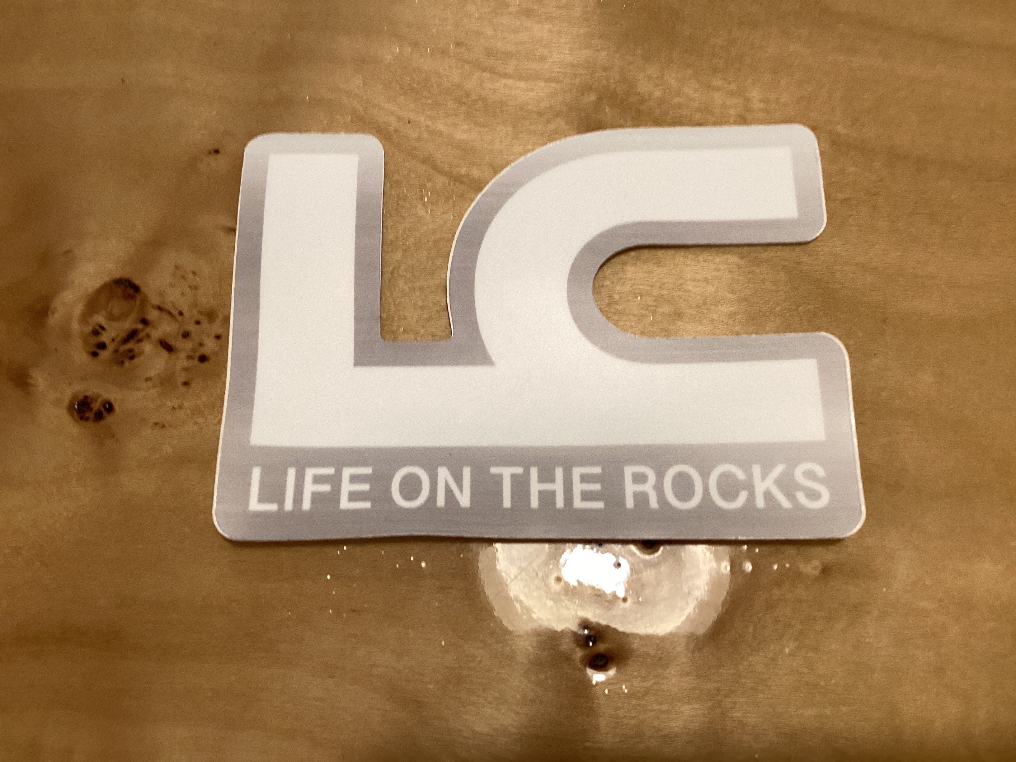 Life on the Rocks sticker