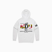 Adult Maryland United Lacrosse x Local Coast Heather Gray Hooded Sweatshirt
