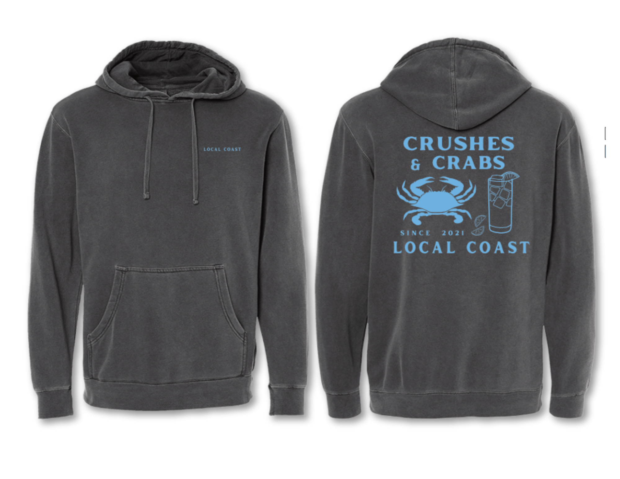 The Crushes & Crabs Hooded Sweatshirt