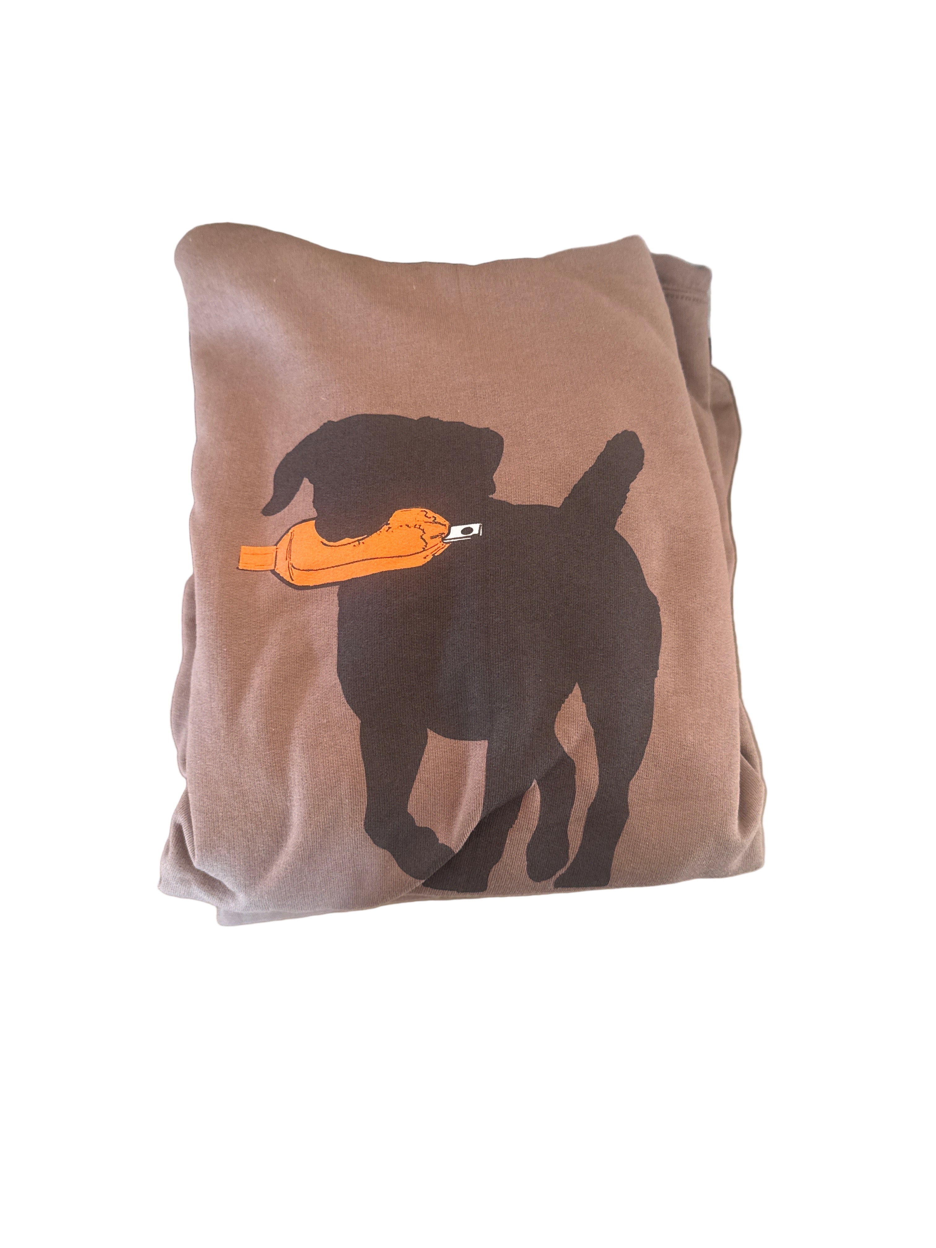 Brown Dog Hooded Sweatshirt Youth