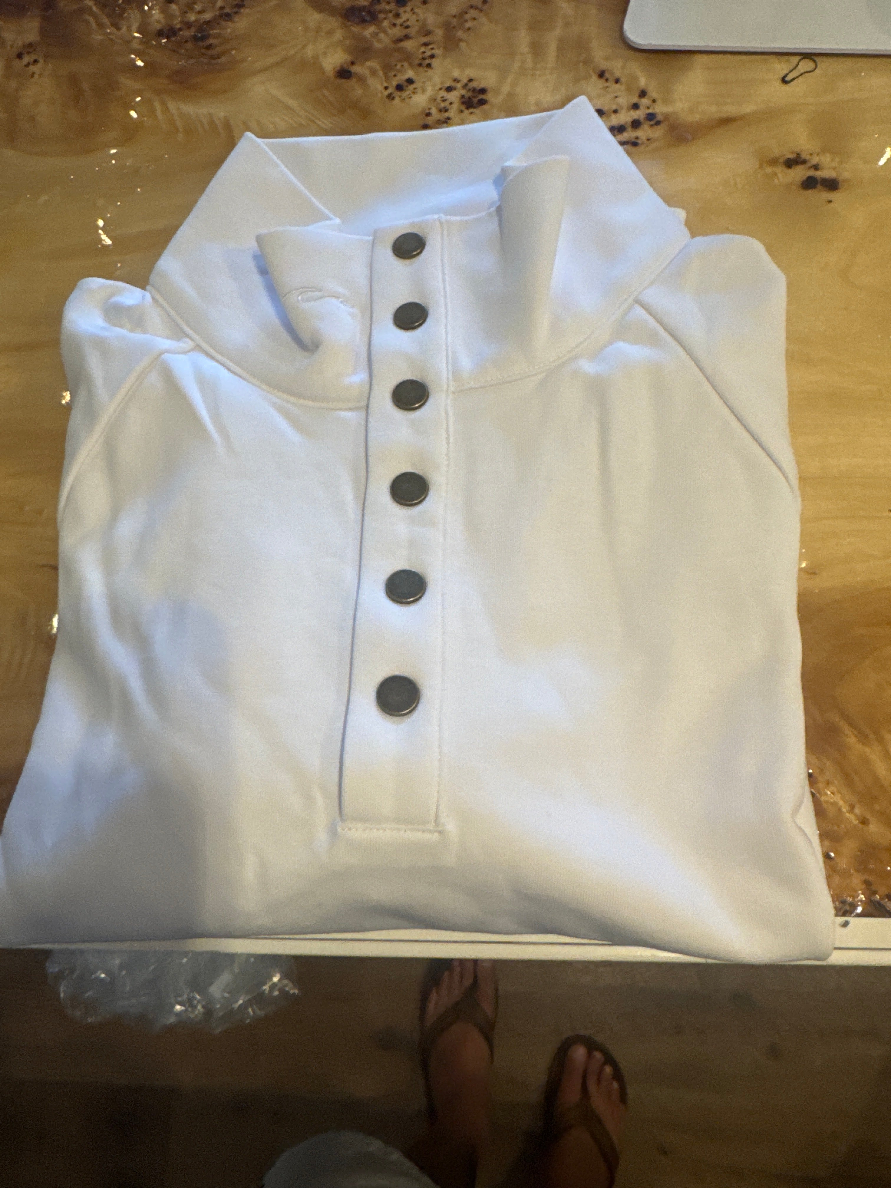 Coast White Funnel Neck