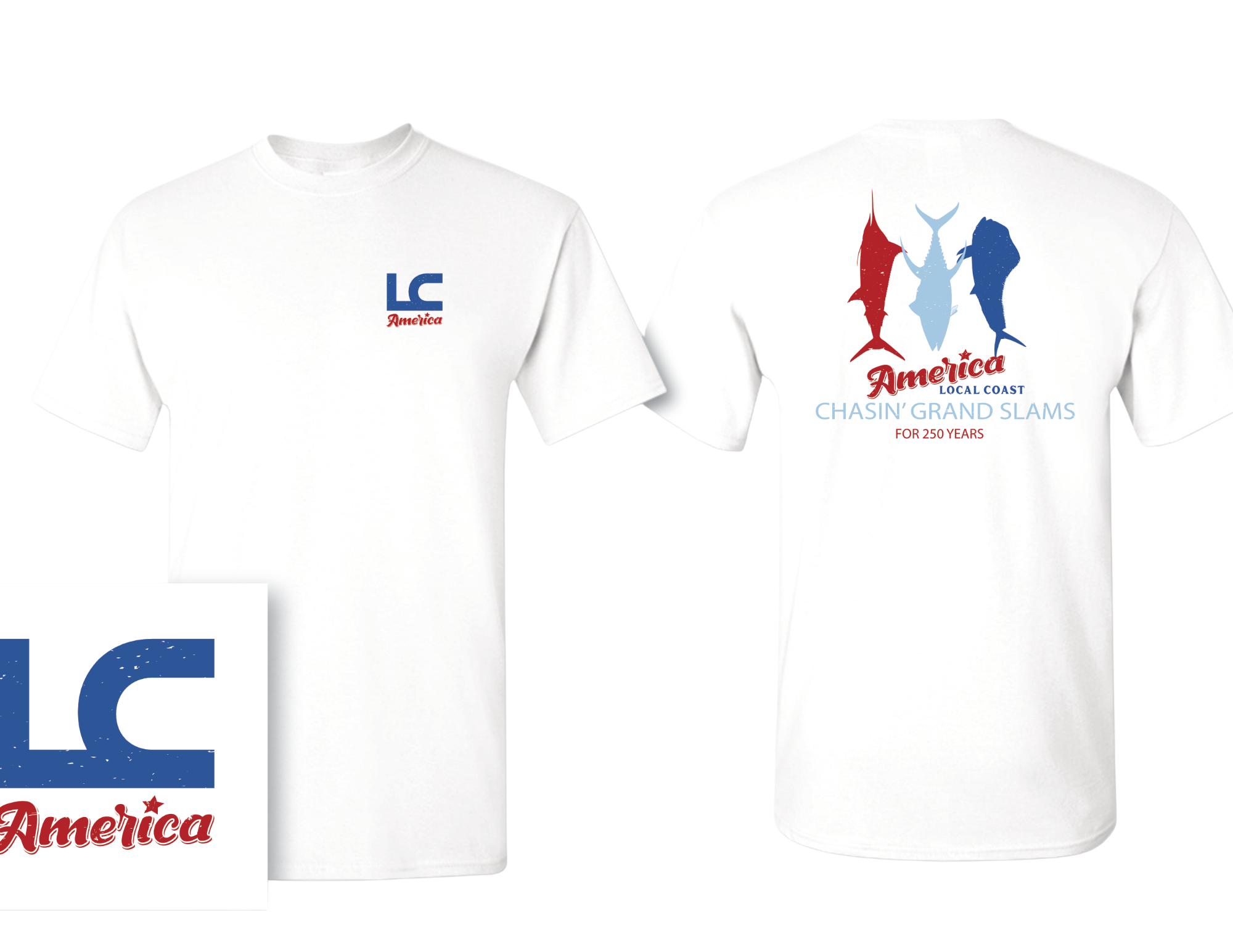 Chasin' Grand Slams T-Shirt — Local Coast USA 250 Tee