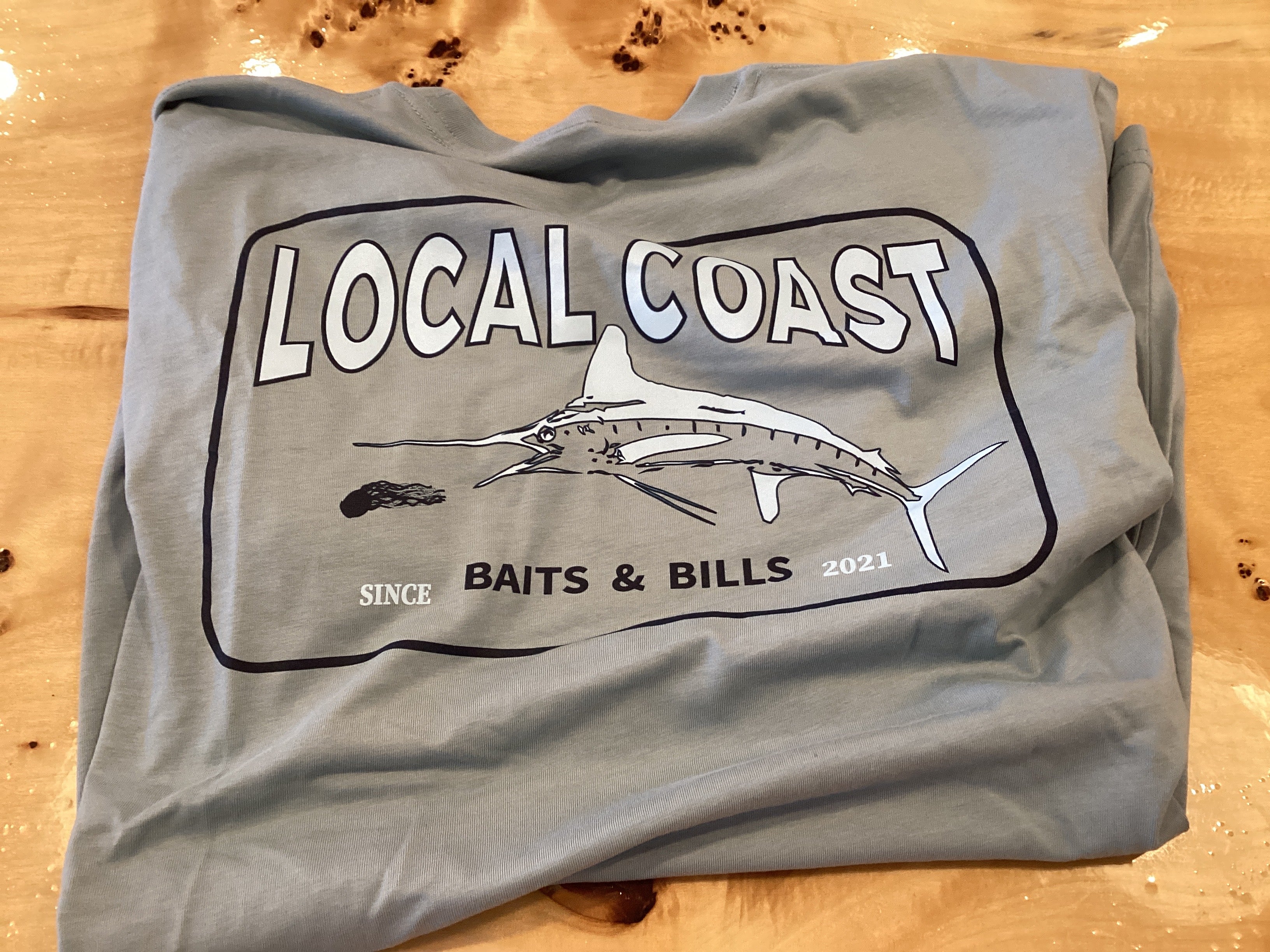 The Baits & Bills Marlin T-Shirt Light Blue