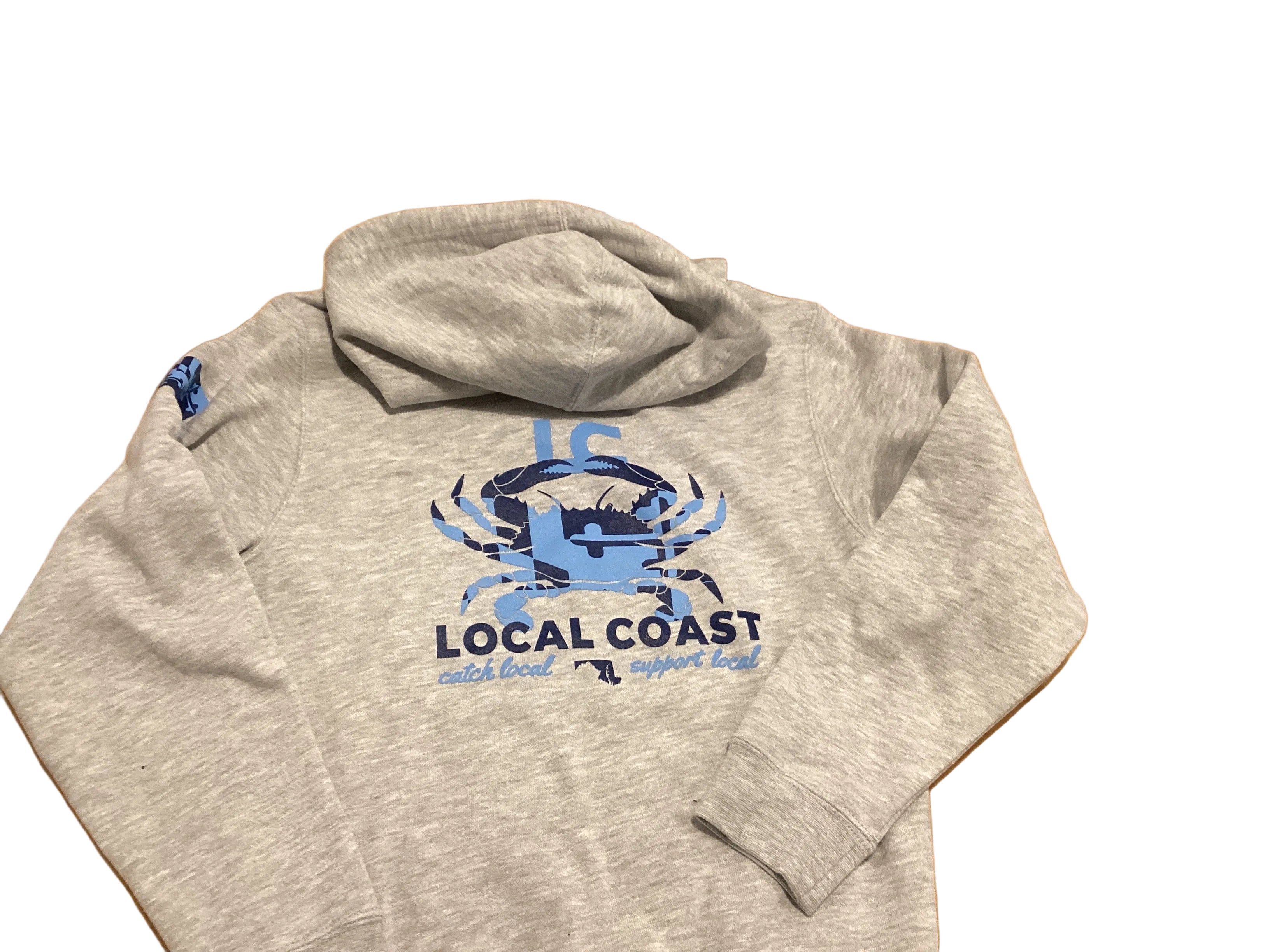 Catch Local, Support Local Hooded Sweatshirt Youth