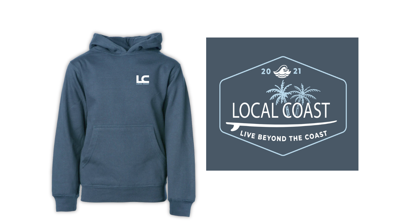 Live Beyond The Coast Hooded Sweatshirt Youth - Local Coast