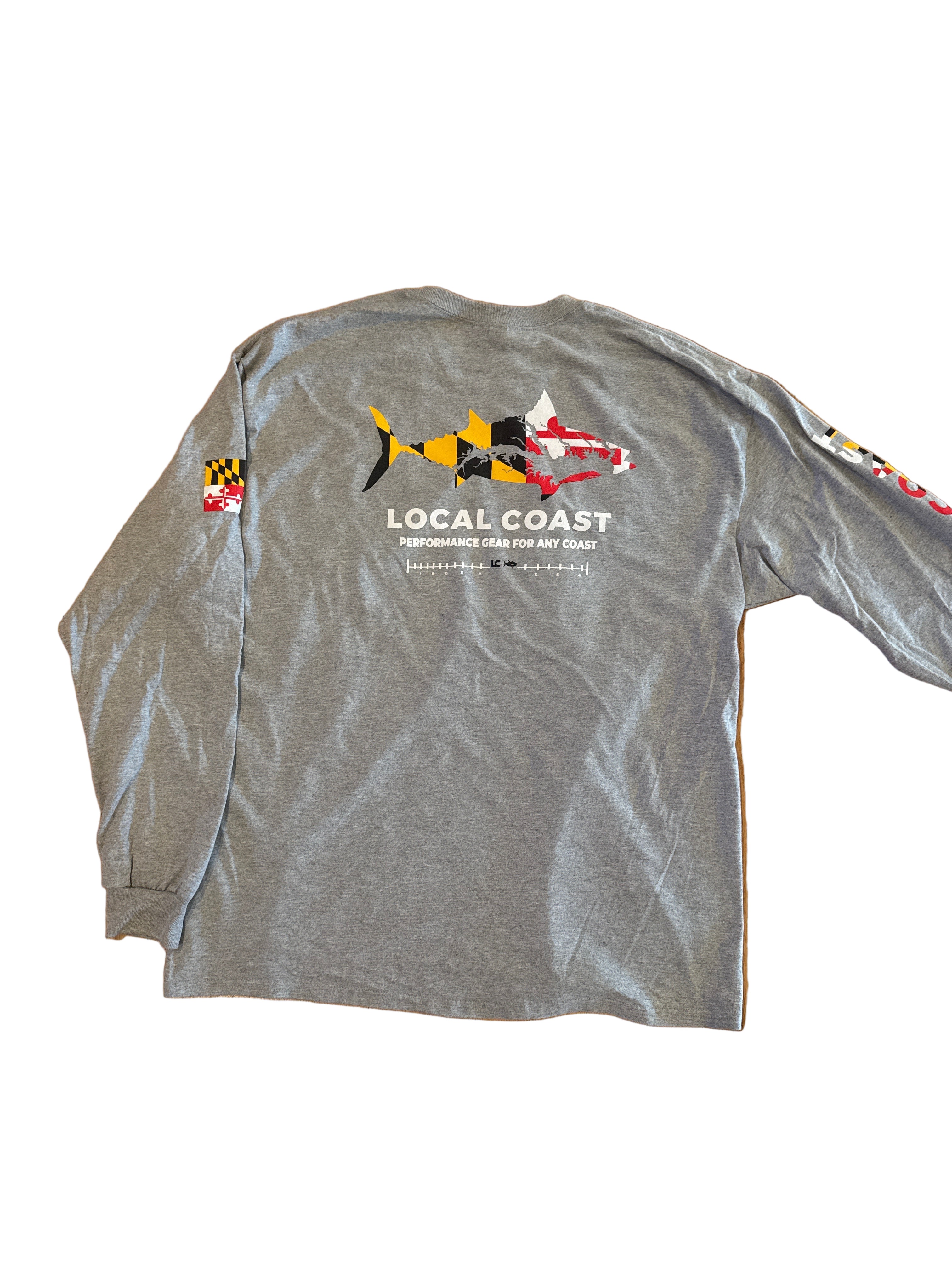 Maryland Gray Long Sleeved T-Shirt
