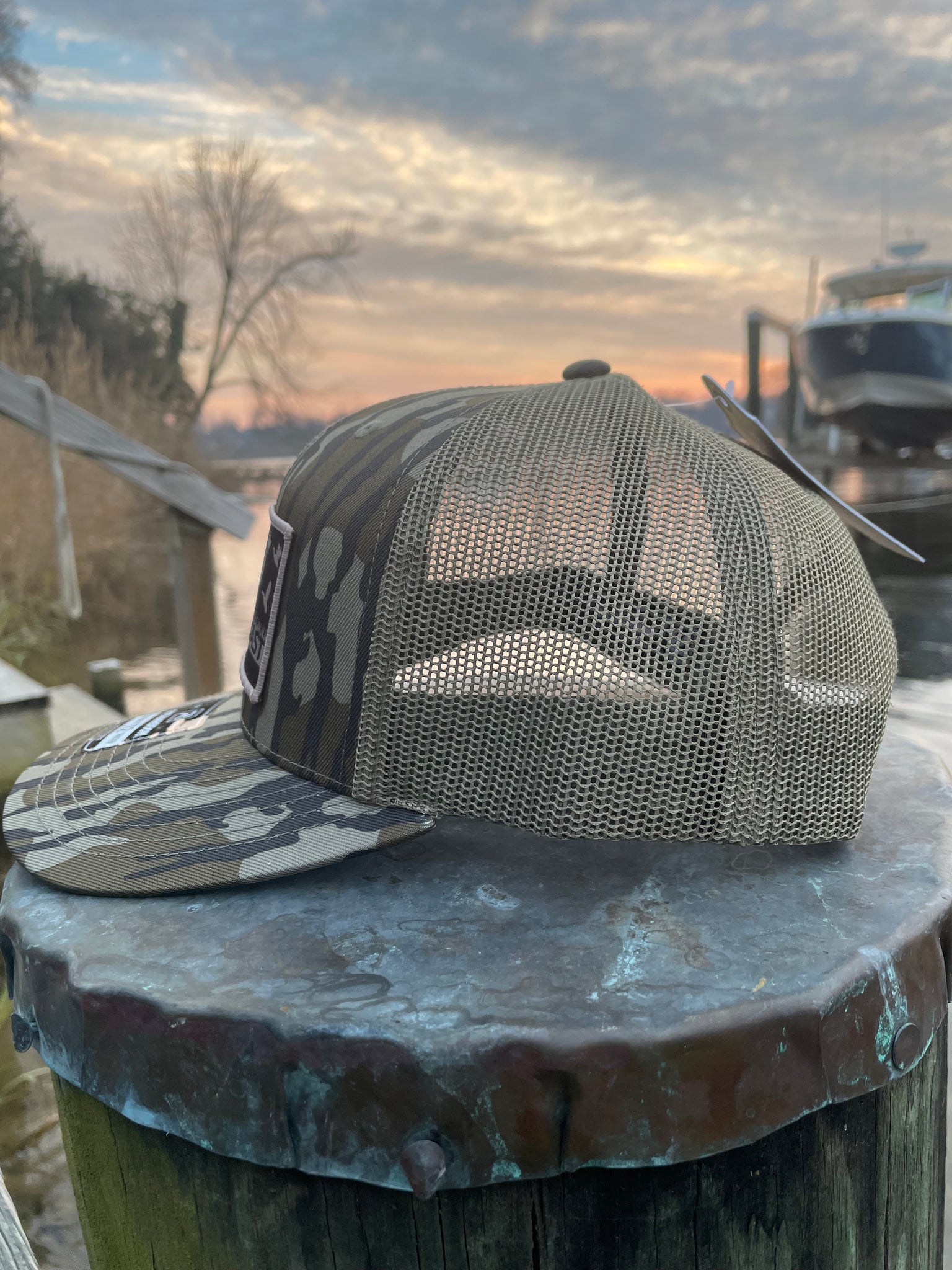 Green Camo Hat with the Take Em’ Patch