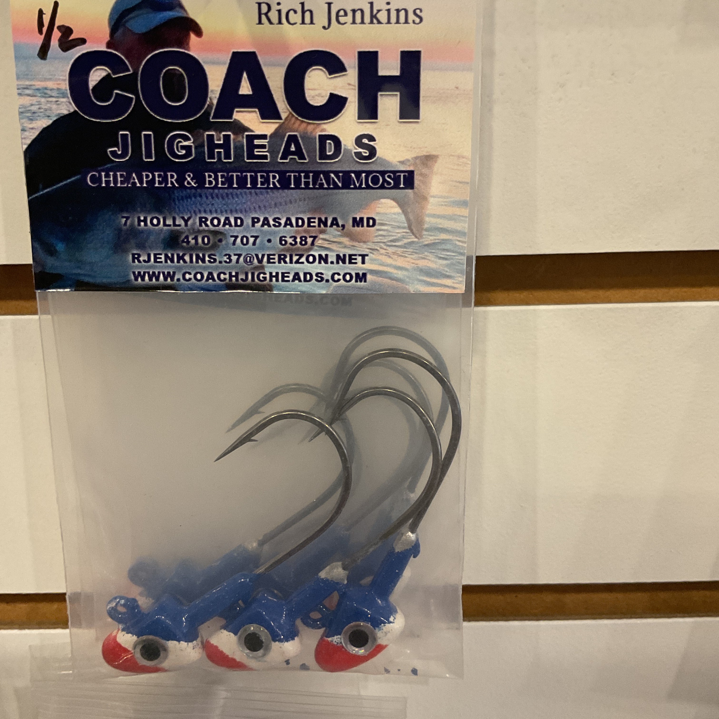 3 Color coach jighead - Local Coast