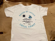 Raised By Locals Toddler Tee White - Local Coast