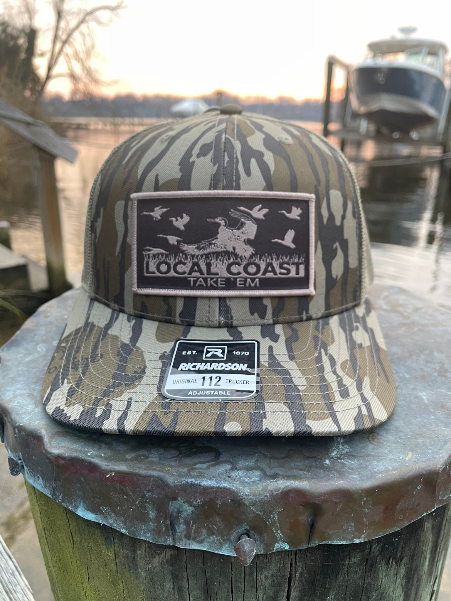 Green Camo Hat with the Take Em’ Patch