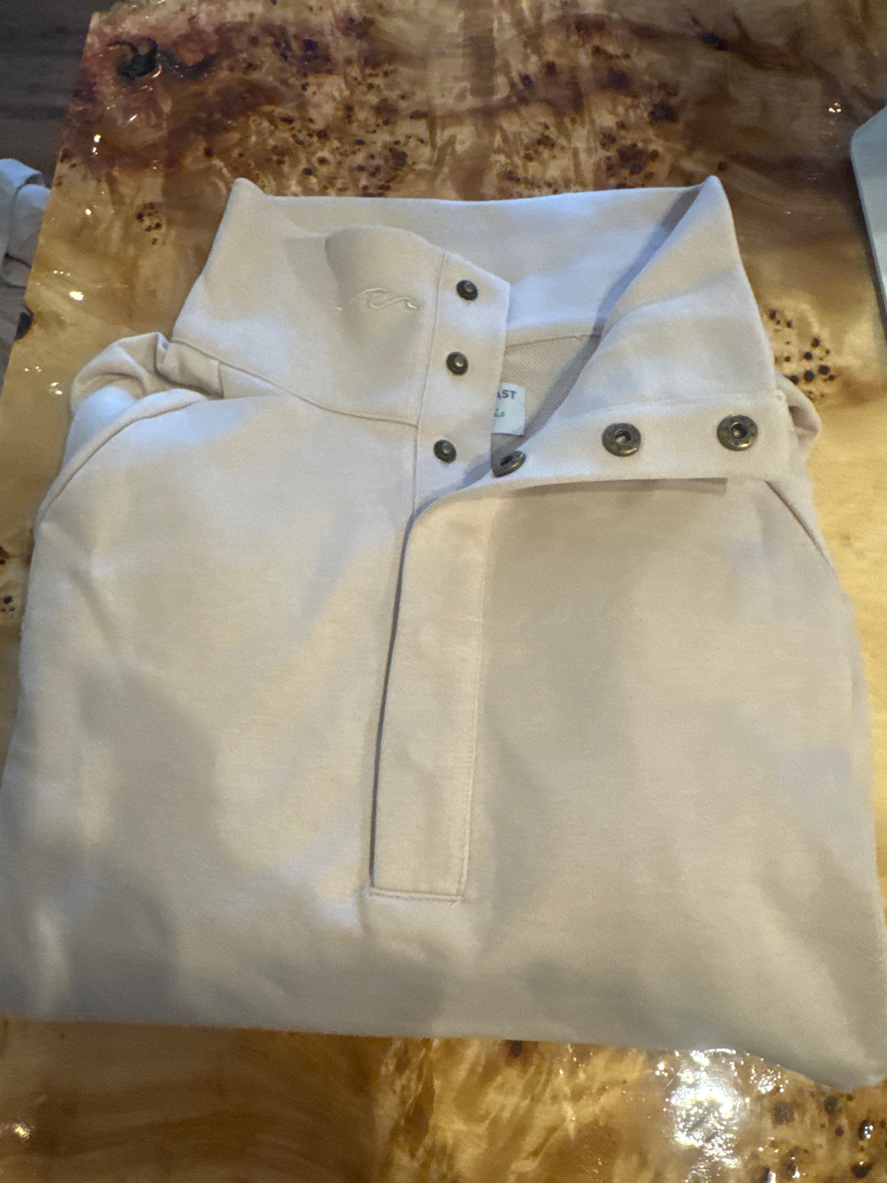 Coast Beige Funnel Neck