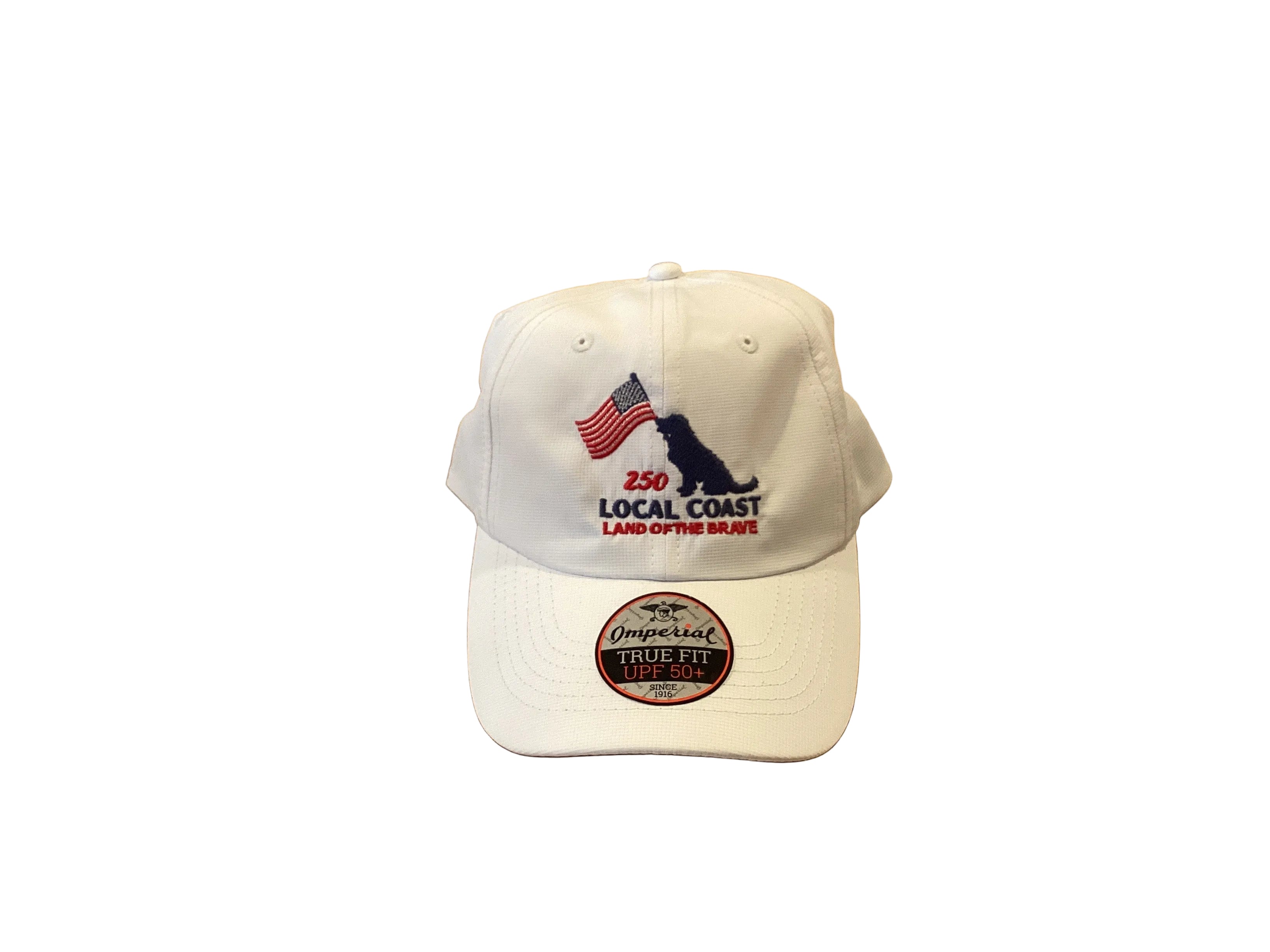 Americana 250 Dog Hat- White - Local Coast