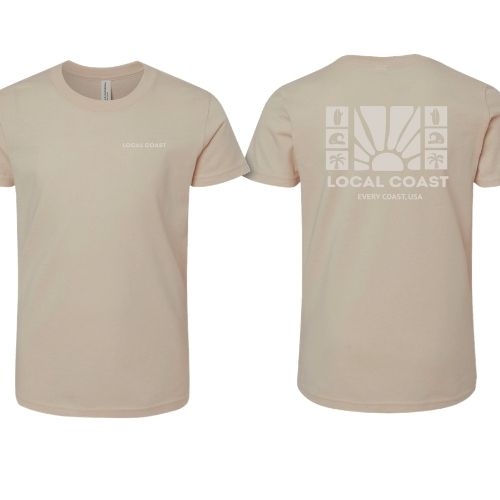 Youth Retro Surf Tan Youth T-Shirt