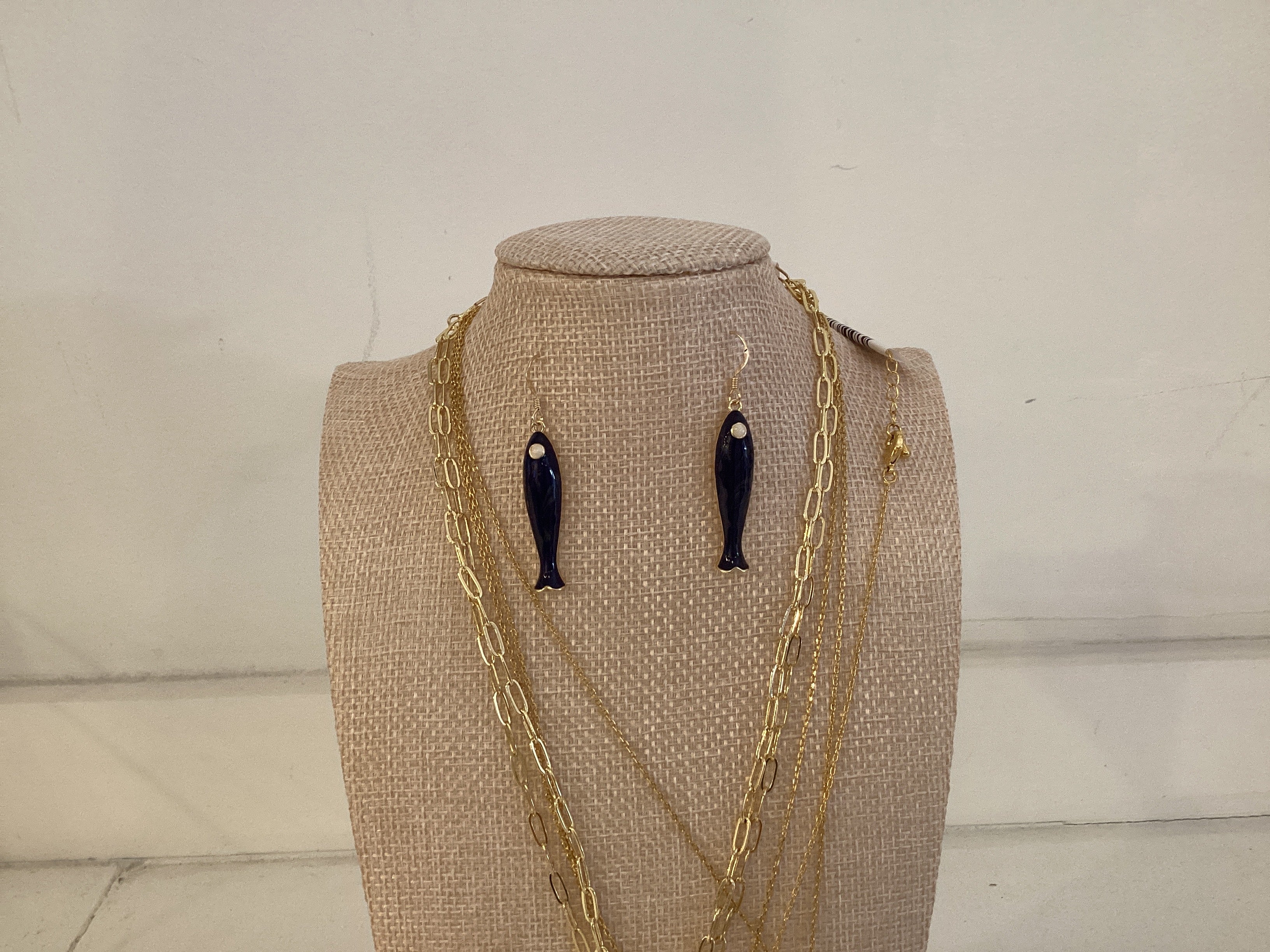 Blue Fish Earrings - Local Coast