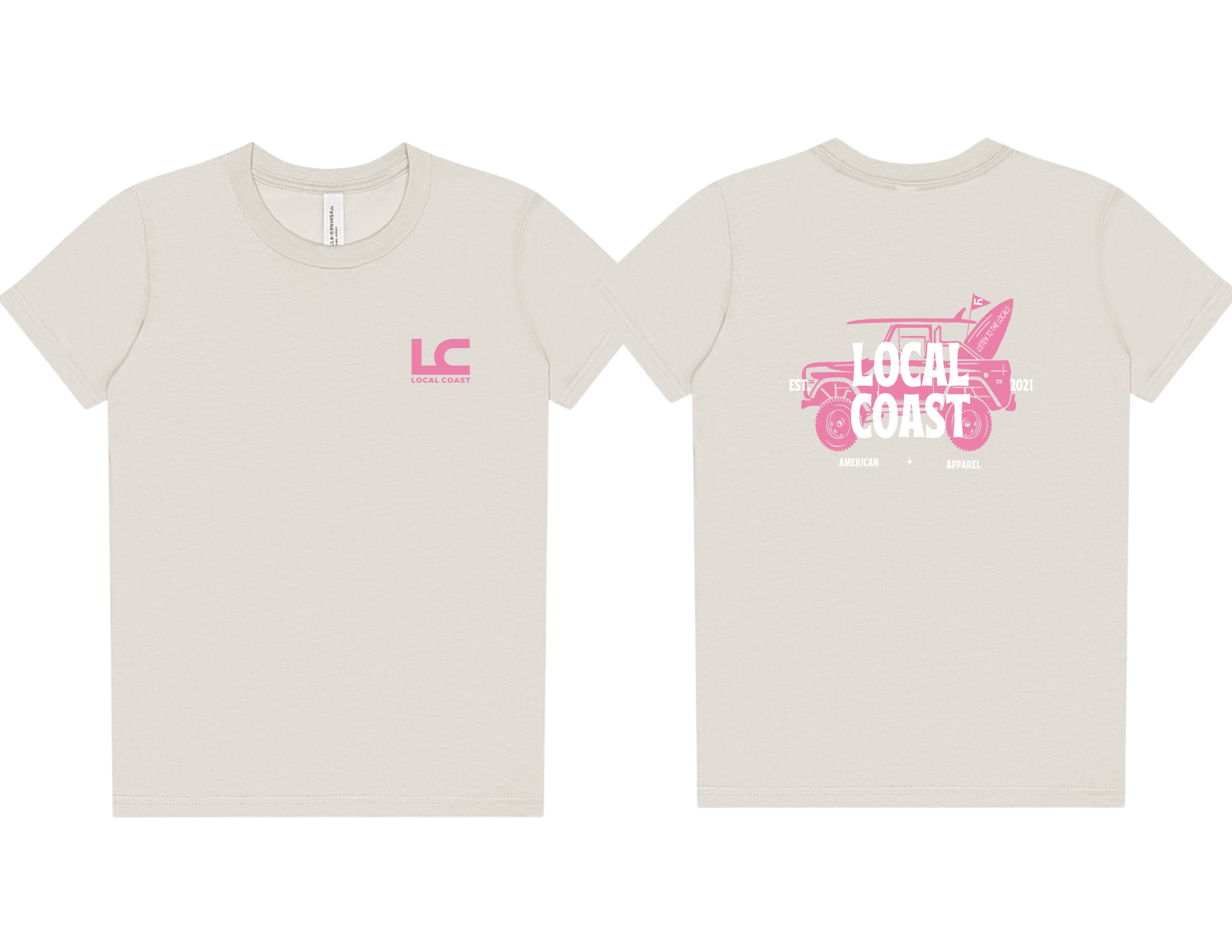 Youth Jeep Pink T-Shirt