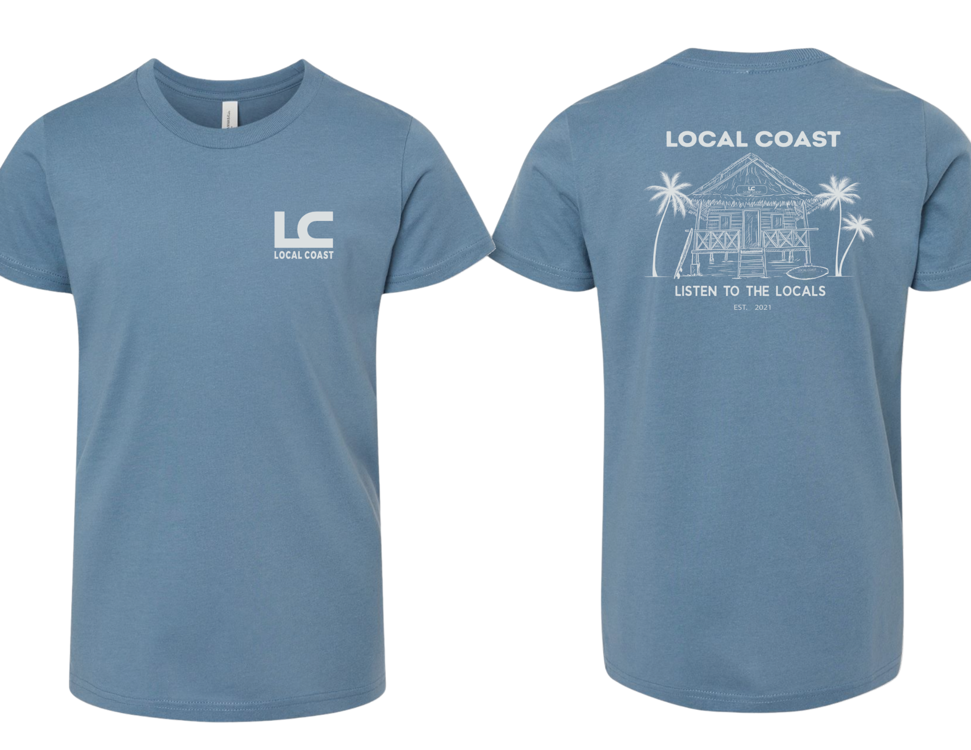 Youth Fish Shack Blue Youth T-Shirt
