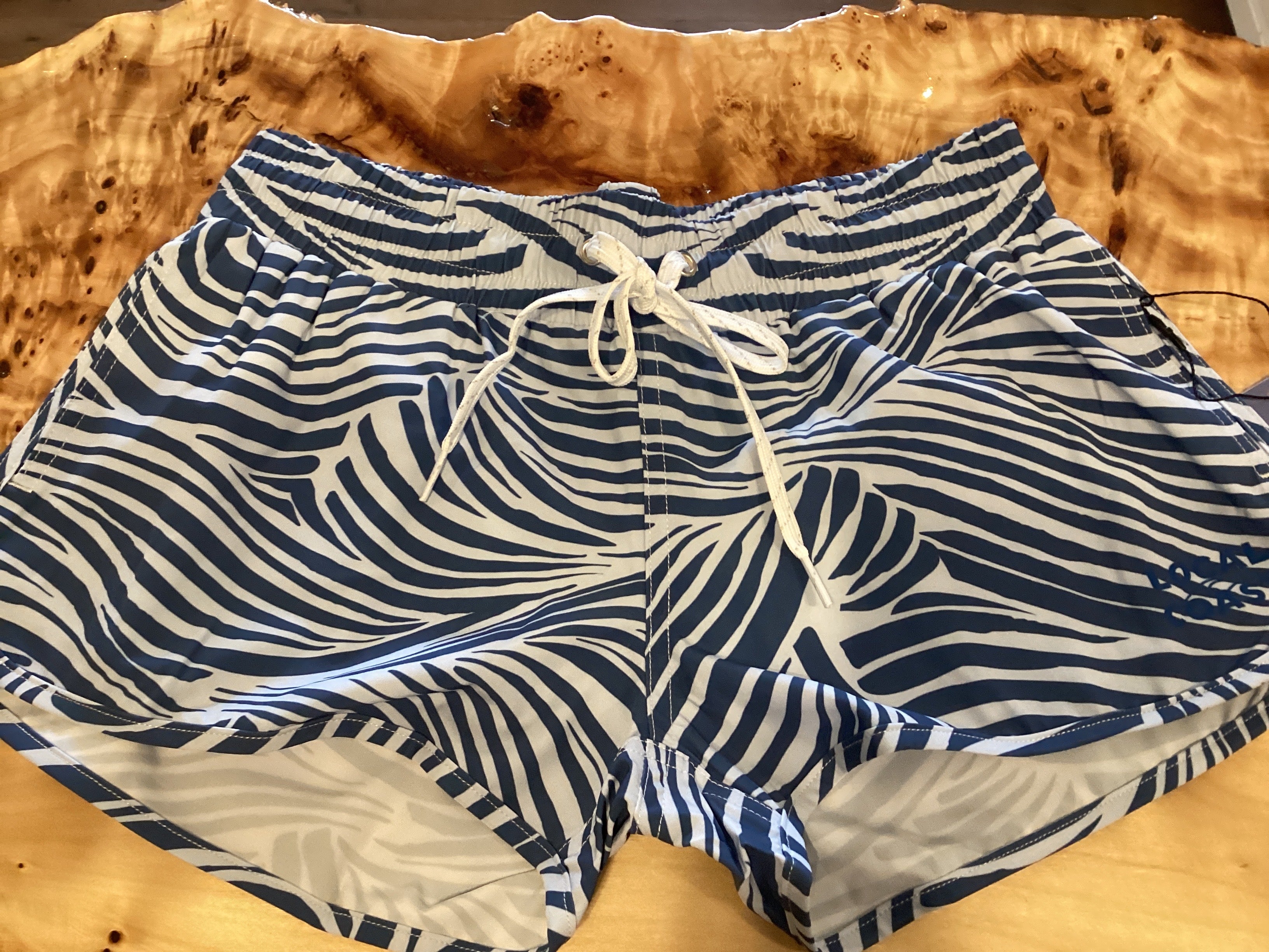 Women Navy Waves Short