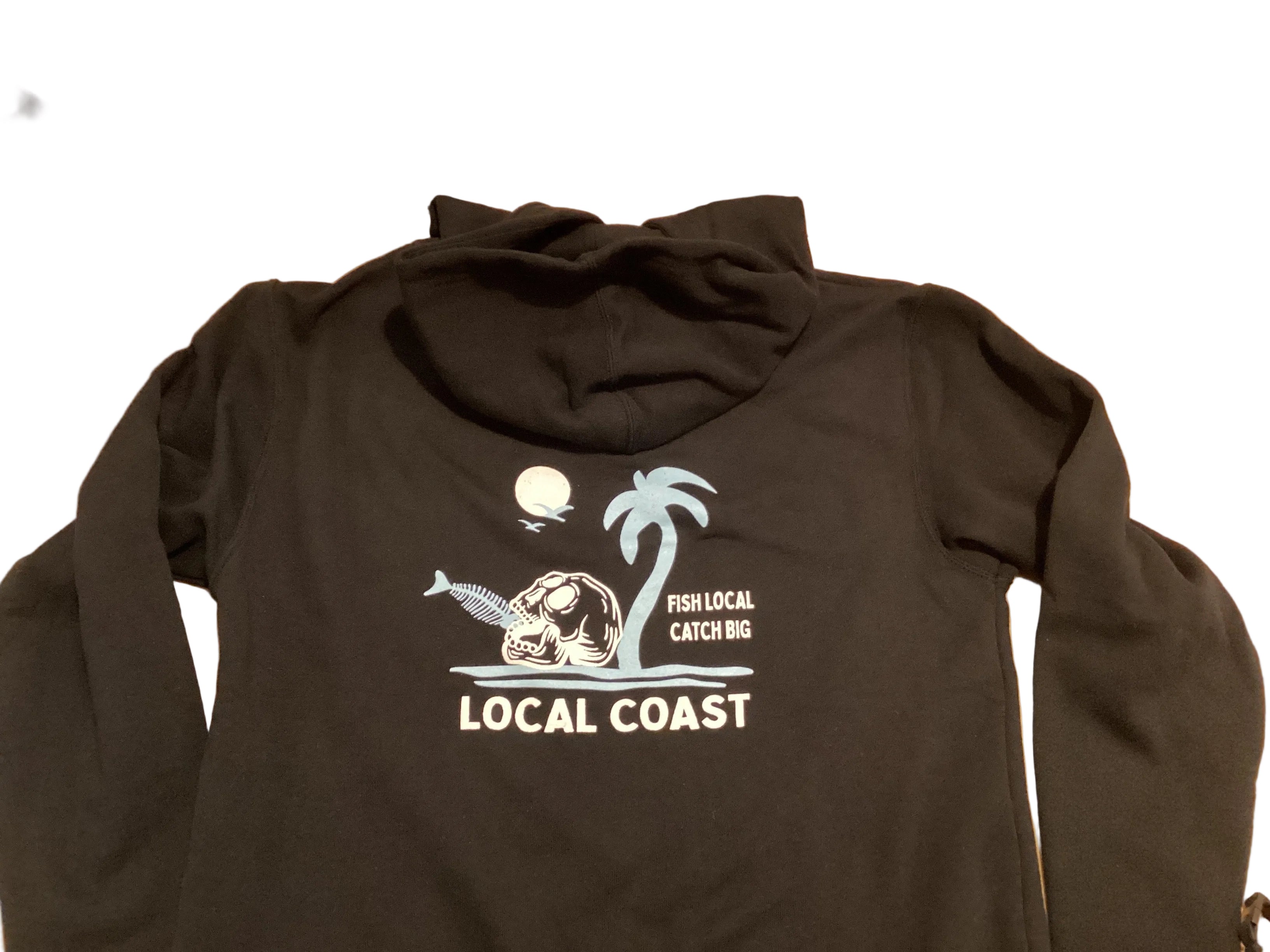 Fish Local, Catch Big Hooded Sweatshirt Youth