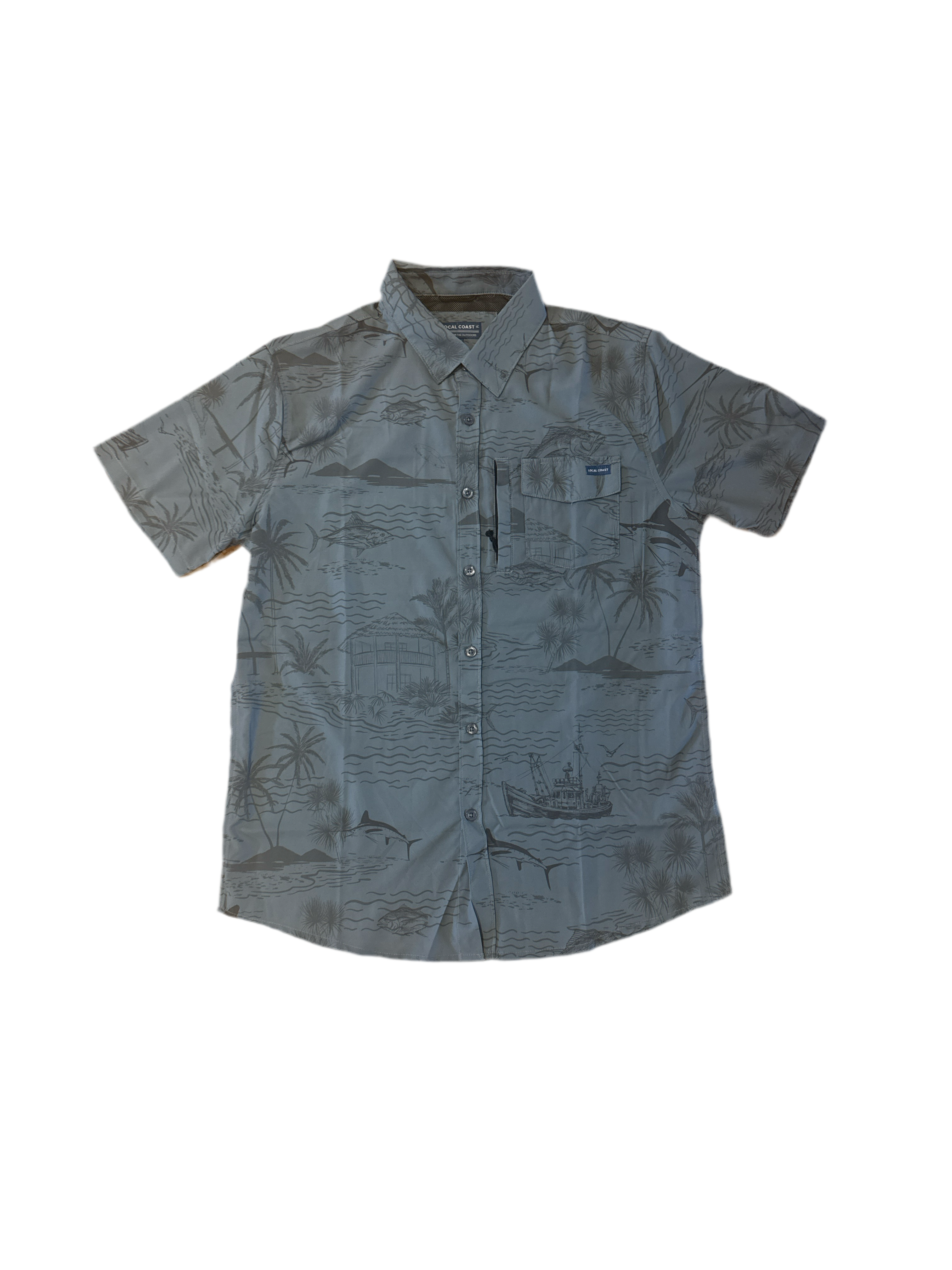 Blue Tide Performance Fishing Button Down